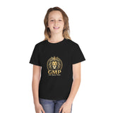 Youth Tee — Gold Lion Crest "GMP" Graphic