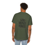 God Money Power T-Shirt — Bold Typography Faith & Hustle Tee