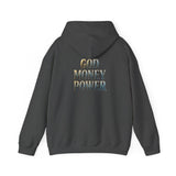 God Money Power Hoodie — Graphic Religious Inspirational Pullover