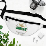 God & Money Fanny Pack — Faith-Inspired Waist Bag for Festivals, Church & Everyday Use