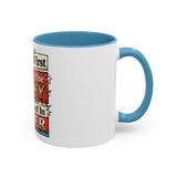 Put GOD First Hustle For The MONEY Accent Coffee Mug — Motivational Faith & Success Gift (11/15 oz)