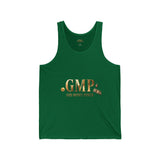 GMP (God Money Power) Gold Logo Tank Top — Faith-Inspired Motivational Graphic Tank
