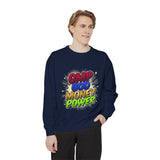 GMP God Money Power Colorblock Sweatshirt — Inspirational Faith & Hustle Crewneck
