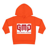 Toddler Hoodie — 'GMP' God Money Power Red Logo Pullover