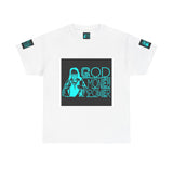 God Money Power Tee — Retro Neon Graphic T-Shirt