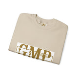GMP "God Money Power" Crewneck Sweatshirt — Gold Logo Streetwear