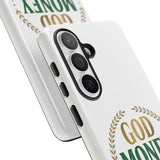 Phone Case — "God Money Power" Inspirational Religious Design