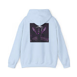 Angel Of Death Hoodie — Purple Gothic Angel Graphic Sweatshirt