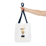 Inspirational 'God, Money, Power' Graphic Tote Bag