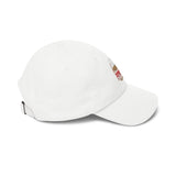 God Money Power Dad Cap – White Embroidered Baseball Hat