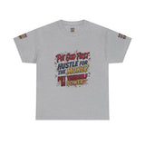 Inspirational Graphic Tee — "Put God First, Hustle for the Money, Put Yourself in Power"