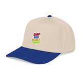 Mid Profile Baseball Cap — "GMP God Money Power" Embroidered Trucker Hat
