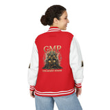 Letterman Jacket — GMP 'God Might Power' Vintage Crest Varsity Jacket
