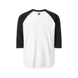 Raglan Shirt — Retro Stacked Cash Graphic (God Money Power)