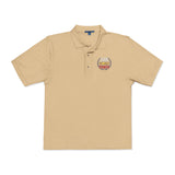 Embroidered Polo Shirt — Colorful Floral 'Hope Grows Here' Logo