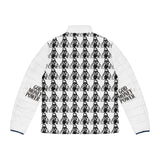 God Money Power Puffer Jacket — Graphic All-Over Print Jacket