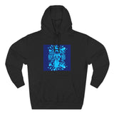 Hoodie - 'God Money Power' Graphic Fleece Pullover