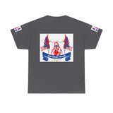 Patriotic 'God Money Power' Tee — Americana Flag Graphic T-Shirt