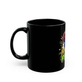 God Money Power (GMP) Comic-Style Black Coffee Mug — 11oz & 15oz