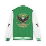 Letterman Jacket — GMP God Money Power Eagle Retro Varsity Jacket