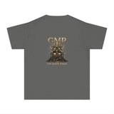 GMP 'Gold Money Power' Youth Tee — Regal Throne Graphic Kids T‑Shirt