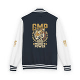 Letterman Jacket — GMP Gold Money Power Rose Varsity Jacket