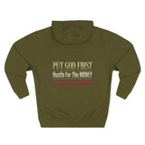 Three-Panel Fleece Hoodie