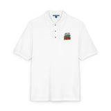 God Money Power- Embroidered 'Good Vibes' Polo Shirt – Casual Golf & Workwear