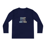 Youth Long Sleeve Tee — 'GMP GOD Money Power' Graphic