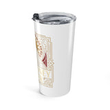 20oz Pyramid Power Tumbler – 'Good Money, Good Powers' Sunburst Travel Mug