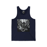 Angel Of Death Gothic Mythology Tank Top – Dark Angel & Serpent Graphic