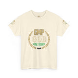 GMP God Money Power Tee — Motivational Gold Laurel Graphic T-Shirt