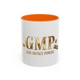 God Money Power (GMP) Accent Coffee Mug — Inspirational Religious Coffee Cup