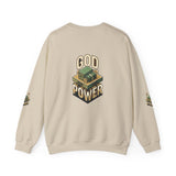 God Power Crewneck Sweatshirt – Faith-Inspired Graphic Pullover