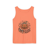 Halloween Pumpkin "GMP God Money Power" Tank Top