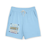 Money Power Fleece Sweat Shorts — Garment-Dyed Lightweight Lounge Shorts