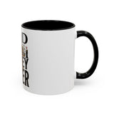 God Money Power-Coffee Mug — Skull Crown Gothic Accent Mug (11oz & 15oz)