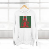 Hoodie — Red & Green Saint Graphic Pullover