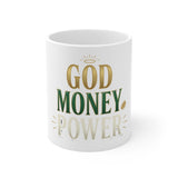 God Money Power Mug — Inspirational Faith & Wealth Coffee Cup