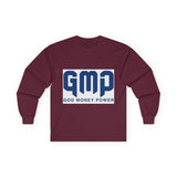 GMP God Money Power Long Sleeve Tee — Bold Faith & Prosperity Shirt