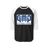 GMP God Money Power Raglan Shirt — Baseball Tee with Bold Logo