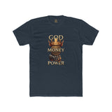 God Money Power T-Shirt — Crown & Fist Graphic Tee