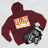 GMP "God Money Power" Hoodie — Bold Orange Streetwear Fleece