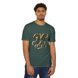 T-Shirt — GMP "God Money Power" Gold Script Graphic