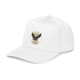 Eagle Emblem Baseball Cap — Gold Shield Rustic Outdoor Hat