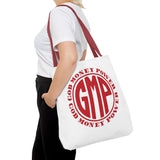 Tote — "GMP (God Money Power)" Red Logo Canvas Tote Bag