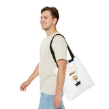 Inspirational 'God, Money, Power' Graphic Tote Bag