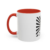 Coffee Mug — 'God Money Power' Bandana Jesus Black Accent Mug (11/15oz)