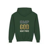 GMP GOD Youth Hoodie — "Money Power" Graphic Pullover
