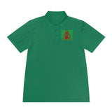 Men's Polo Shirt — 'God Money Power' Retro Graphic Sports Polo